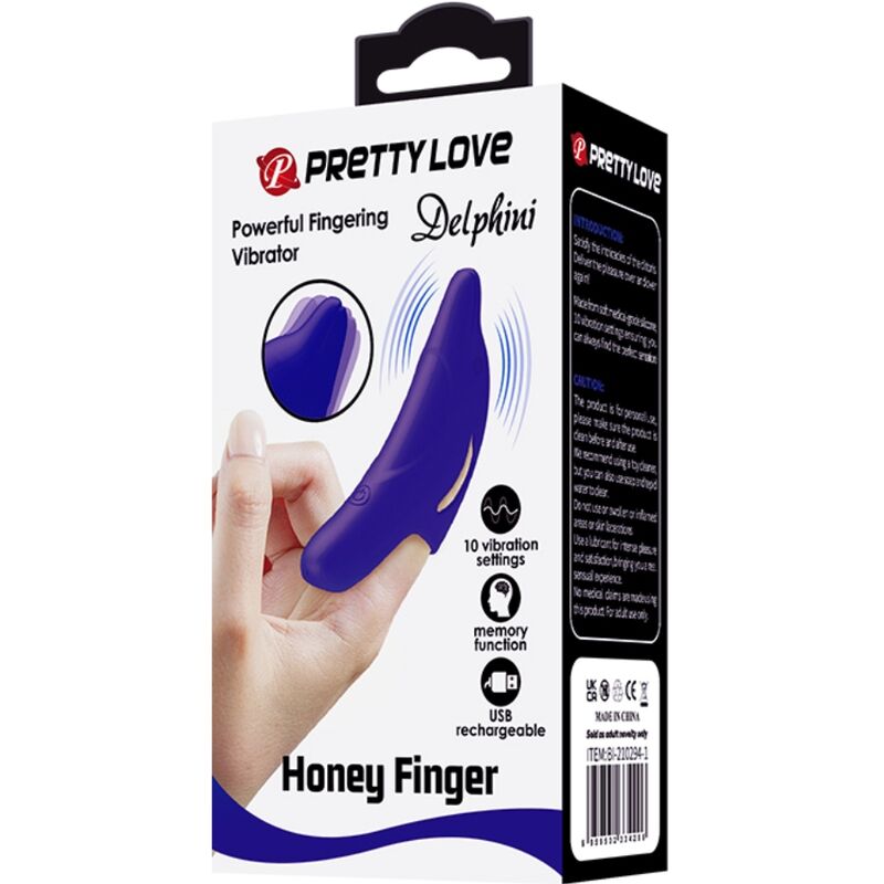 Stimulateur digital vibrant rechargeable — PRETTY LOVE