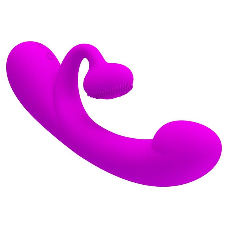 Vibrateur rabbit stimulant double action violet — PRETTY LOVE