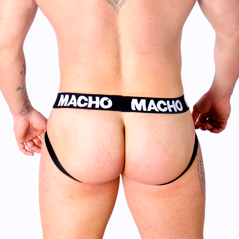 Jockstrap en simili cuir élastique fetish — MACHO UNDERWEAR