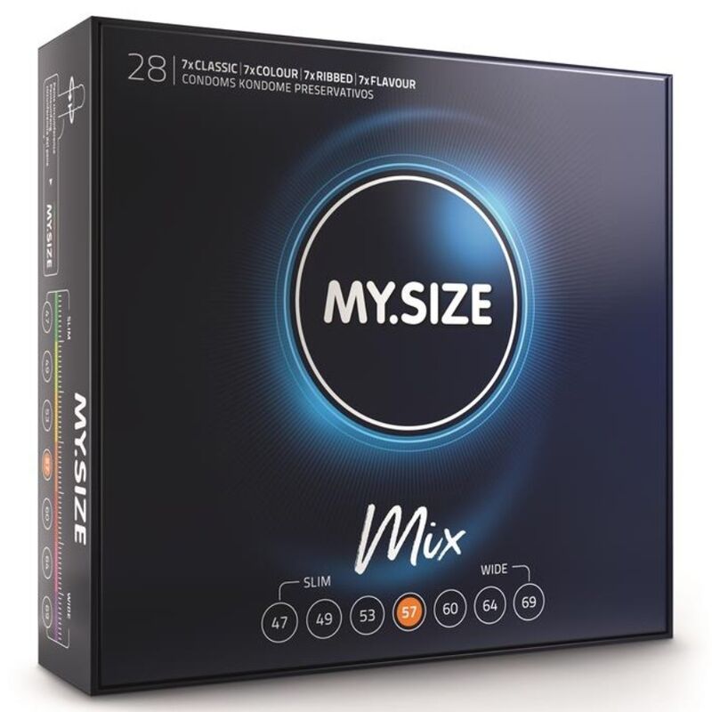 Coffret de préservatifs my.size mix 57 mm (28 unités) — MY SIZE