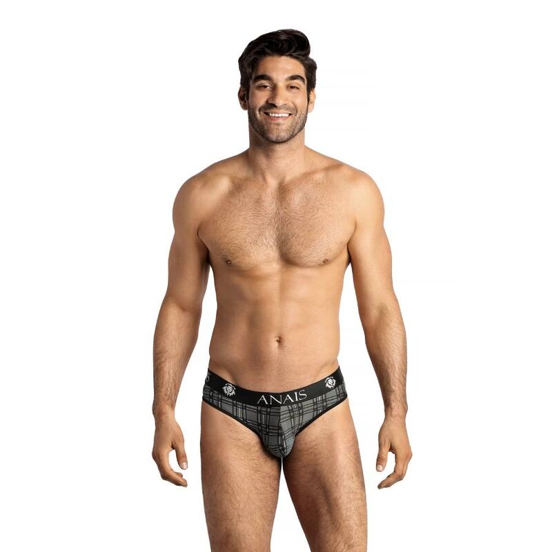 Slip équilibre en microfibre à carreaux — ANAIS MEN SLIP & THONG
