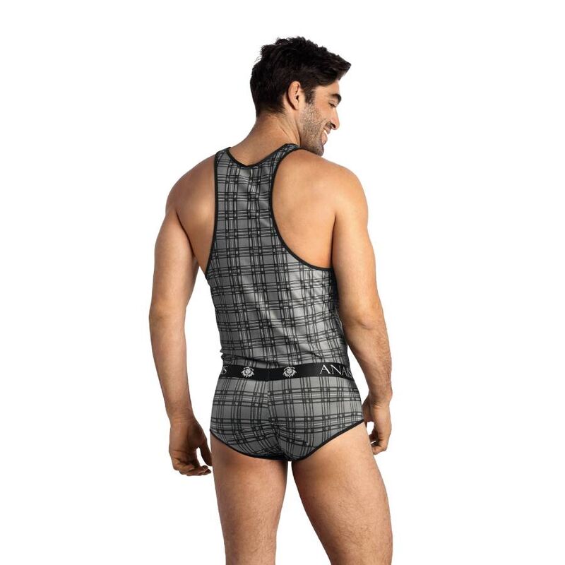Top équilibre microfibre à carreaux — ANAIS MEN ACCESORIES