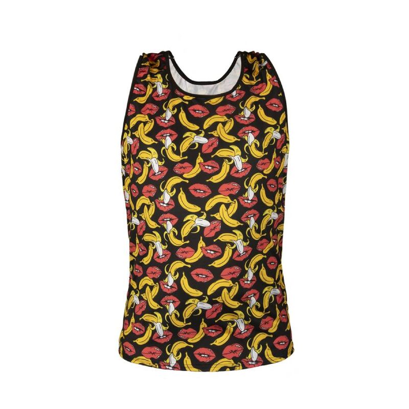 Top en lycra imprimé banane — ANAIS MEN ACCESORIES