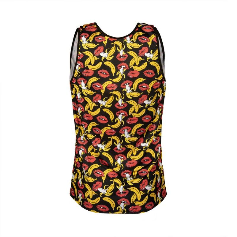 Top en lycra imprimé banane — ANAIS MEN ACCESORIES