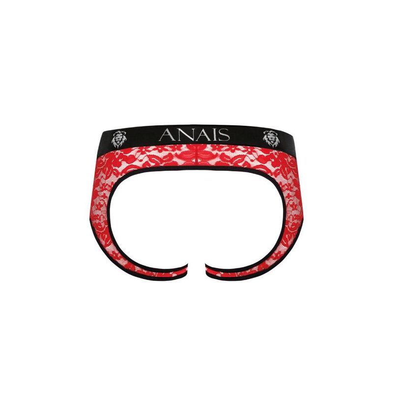 Slip bikini dentelle rouge imprimé floral — ANAIS MEN JOCK