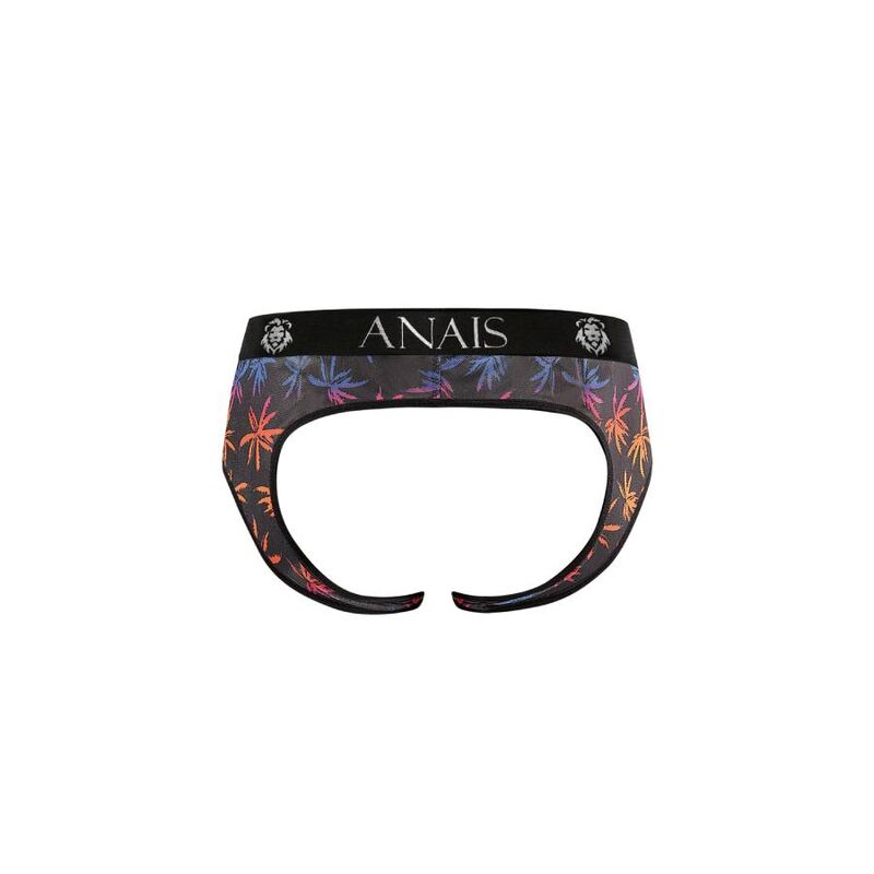 Slip de bikini dos ouvert imprimé tropical — ANAIS MEN JOCK