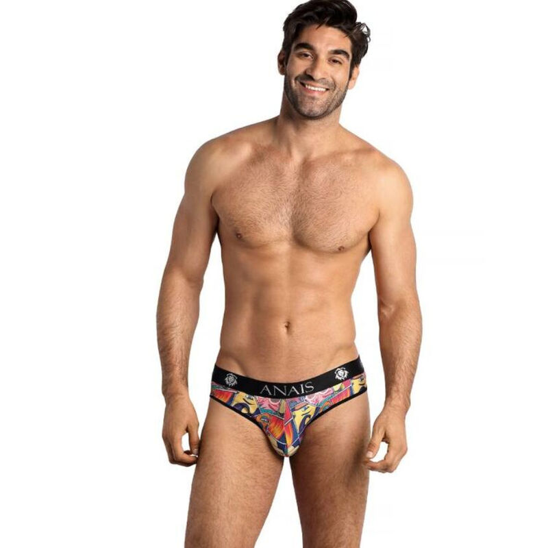 Slip comic imprimé bande dessinée en modal doux — ANAIS MEN SLIP & THONG