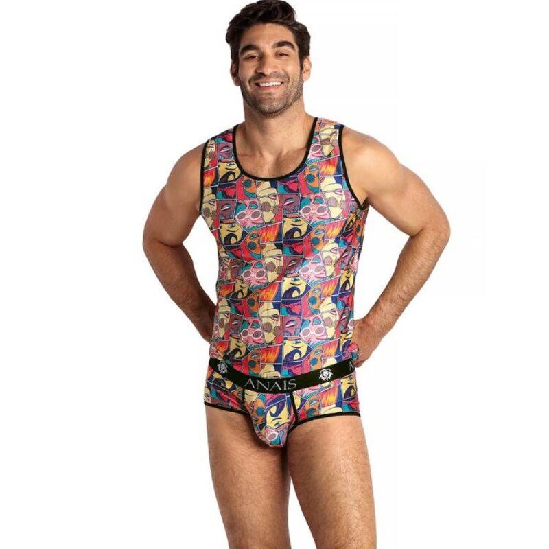 Débardeur comics en modal doux — ANAIS MEN ACCESORIES