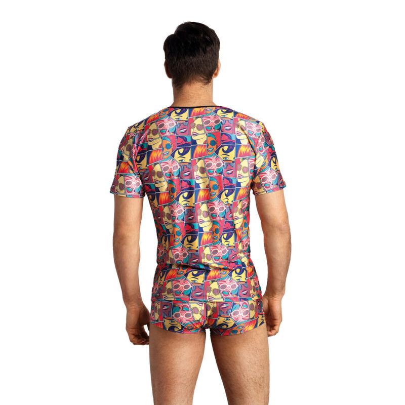 T-shirt comics en modal doux — ANAIS MEN ACCESORIES