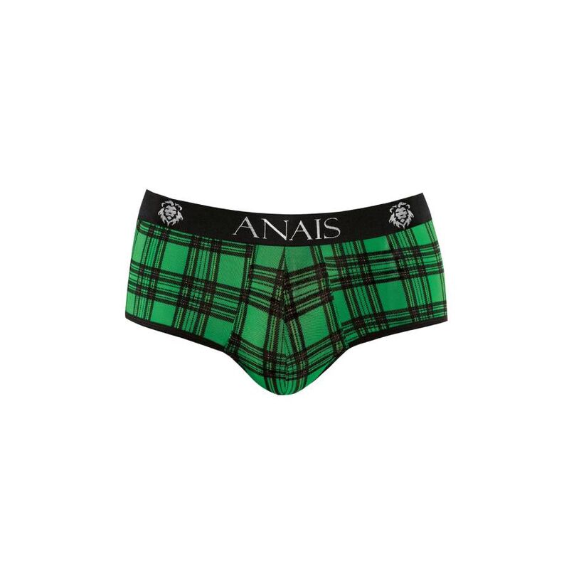 Slip jock magique à carreaux verts et noirs — ANAIS MEN JOCK