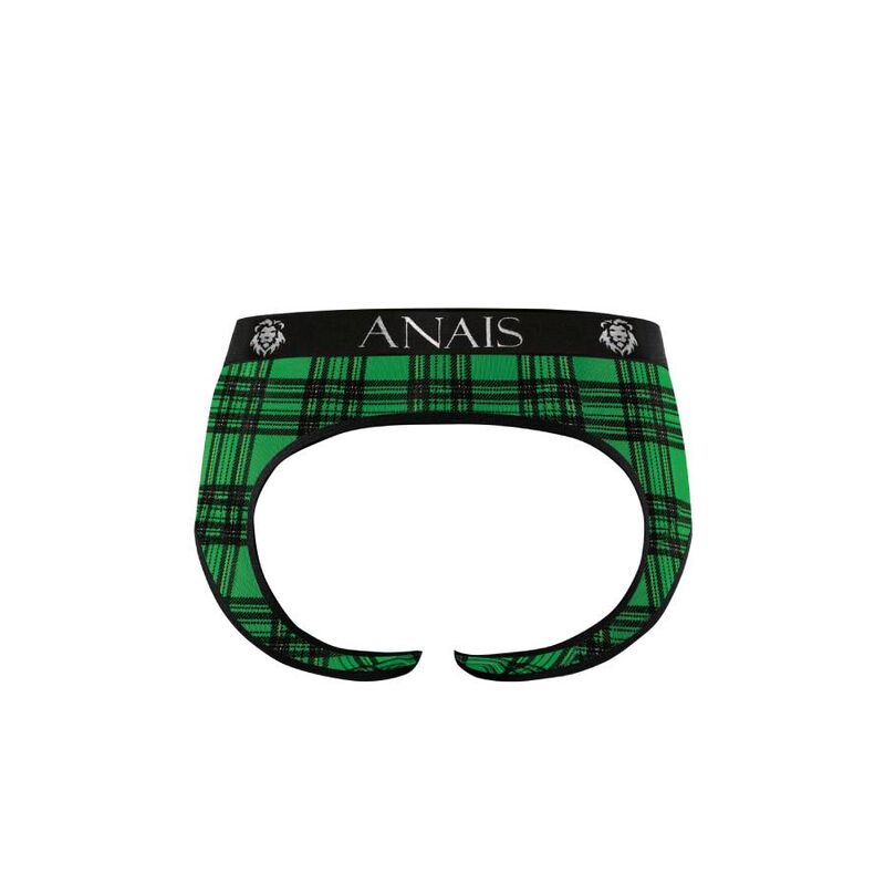 Slip jock magique à carreaux verts et noirs — ANAIS MEN JOCK