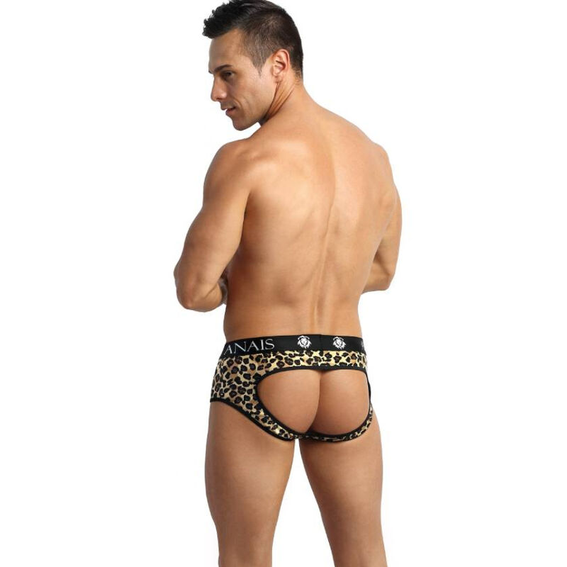 Slip bikini Mercury en microfibre à imprimé animalier — ANAIS MEN JOCK