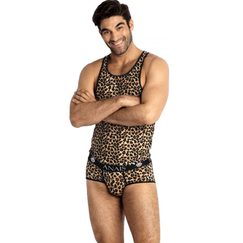 Slip en microfibre à imprimé animal — ANAIS MEN ACCESORIES