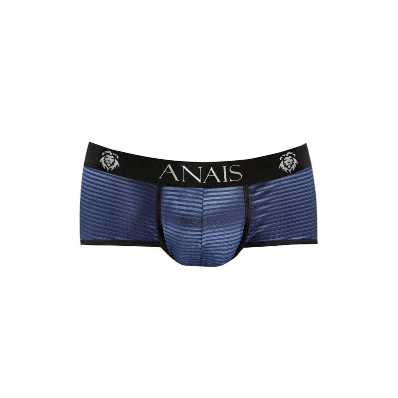 Slip naval en tulle à rayures satinées — ANAIS MEN BOXER & BRIEF