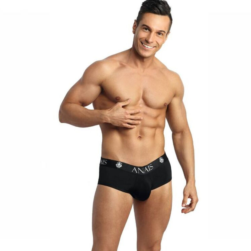 Slip jock fesses ouvertes en microfibre pétrole — ANAIS MEN JOCK