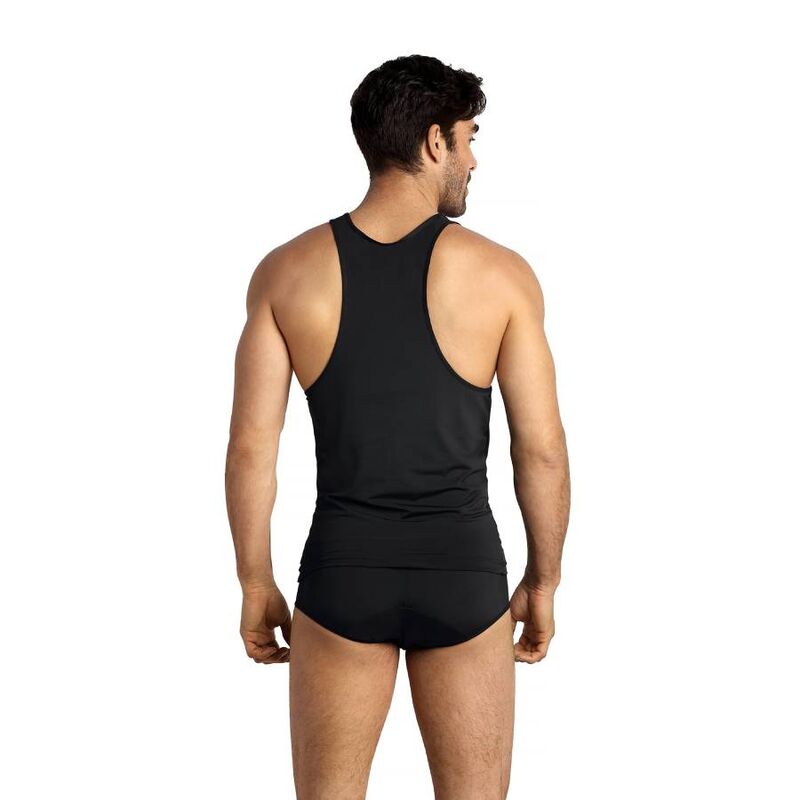 Top ajusté microfibre pétrole — ANAIS MEN ACCESORIES