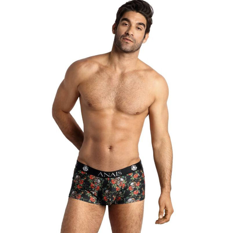 Boxer power imprimé roses et crânes — ANAIS MEN BOXER & BRIEF