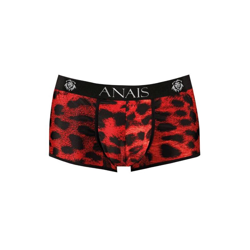 Boxer sauvage imprimé animal microfibre rouge — ANAIS MEN BOXER & BRIEF