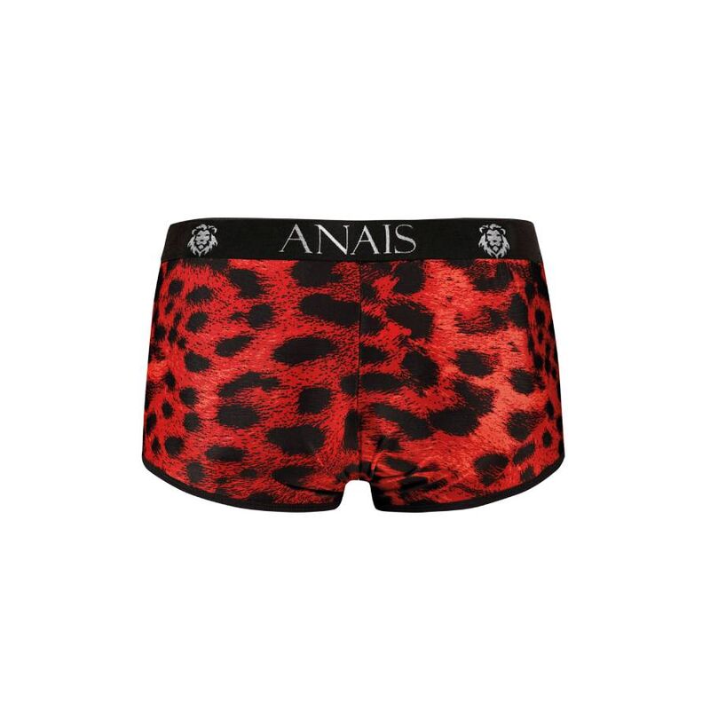 Boxer sauvage imprimé animal microfibre rouge — ANAIS MEN BOXER & BRIEF
