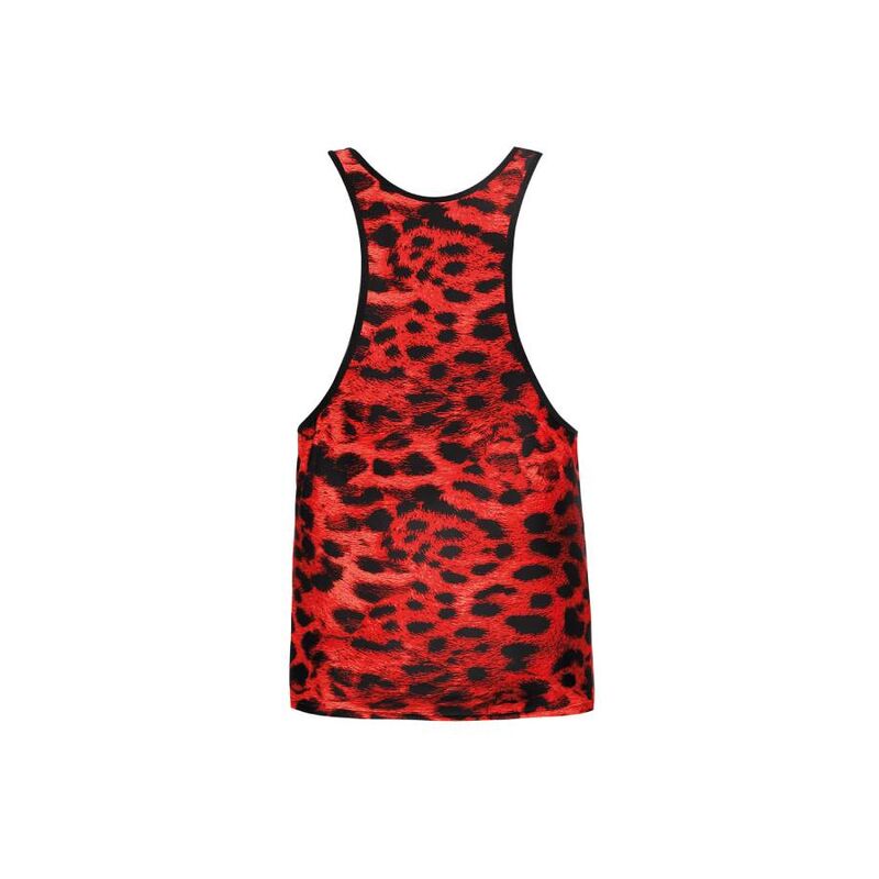Top en microfibre sauvage à imprimé animal — ANAIS MEN ACCESORIES