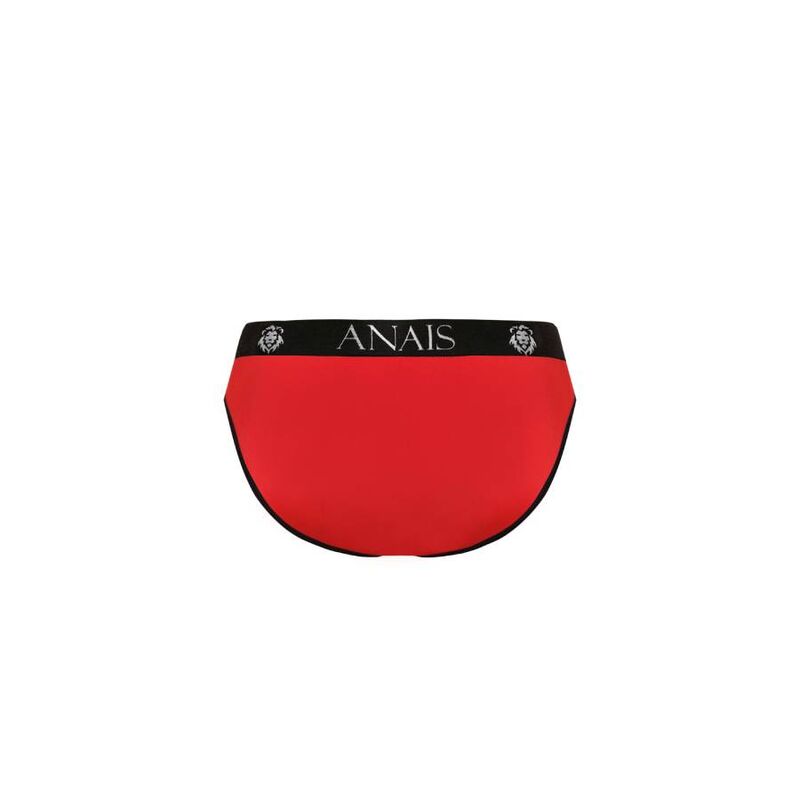 Slip homme microfibre rouge bord noir — ANAIS MEN SLIP & THONG