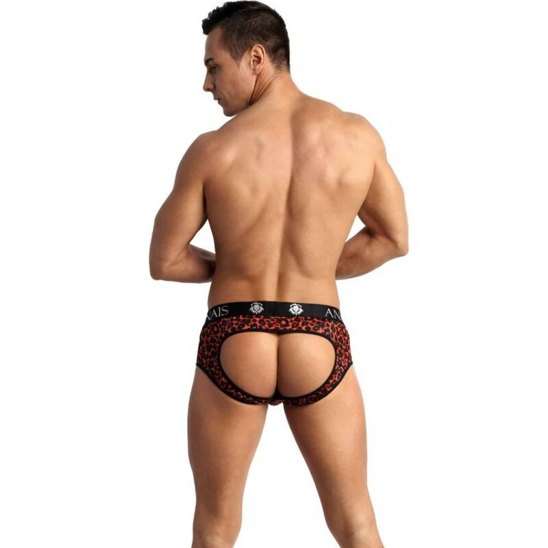 Slip de bikini à fesses ouvertes imprimé tribal — ANAIS MEN JOCK