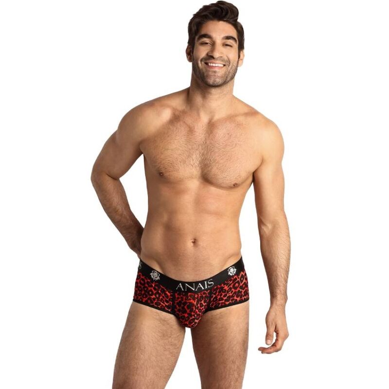 Slip tribal en microfibre rouge — ANAIS MEN BOXER & BRIEF