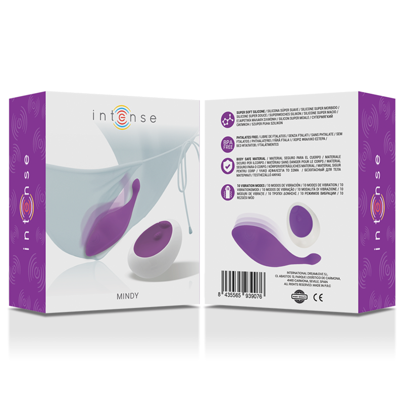 Culotte vibrante télécommandée violette — INTENSE REMOTE CONTROL