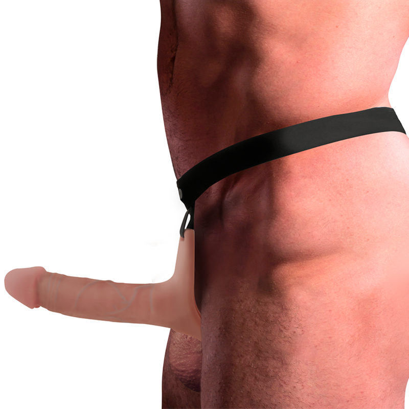 Harnais creux avec gode en silicone 16 cm — INTENSE FOR HIM