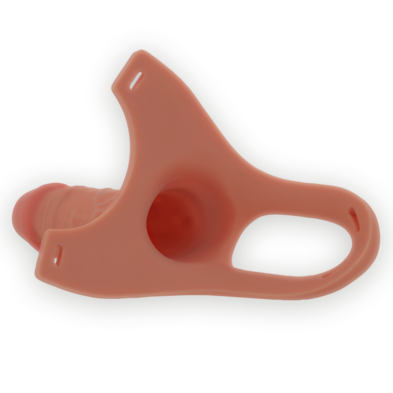 Harnais creux avec gode en silicone 16 cm — INTENSE FOR HIM