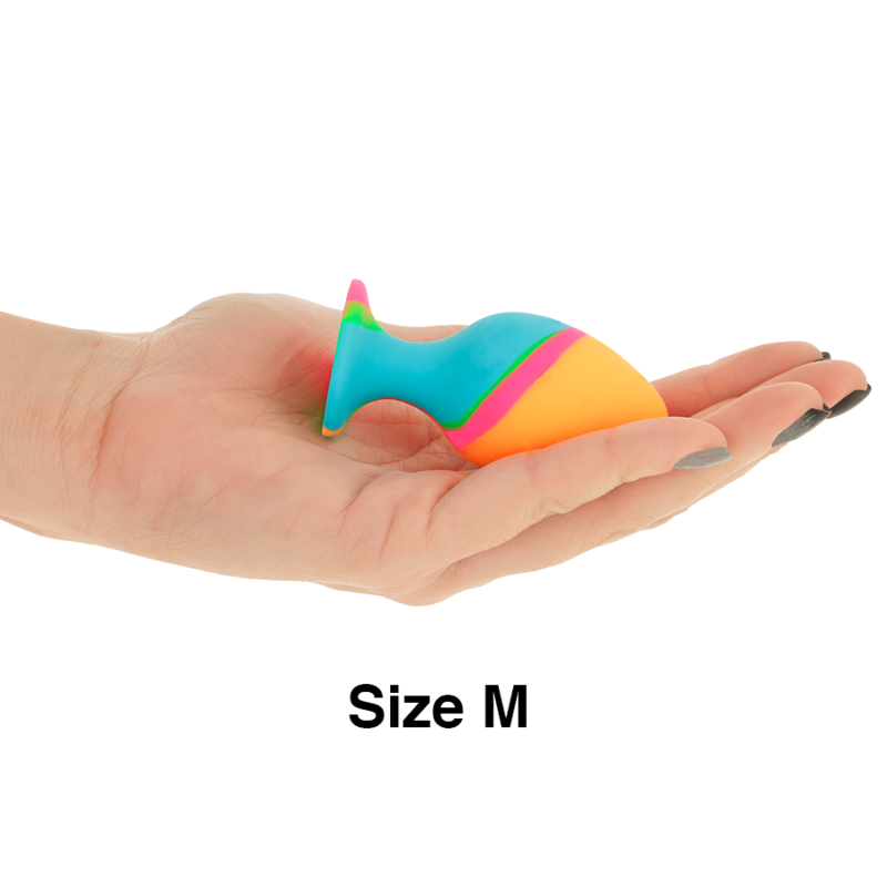 Ensemble de plugs anaux en silicone tie-dye — INTENSE ANAL TOYS