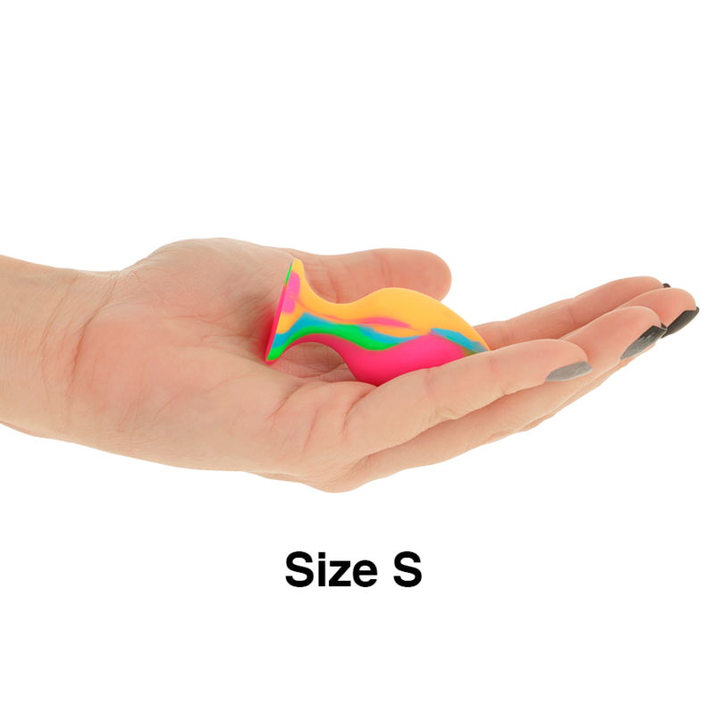 Ensemble de plugs anaux en silicone tie-dye — INTENSE ANAL TOYS