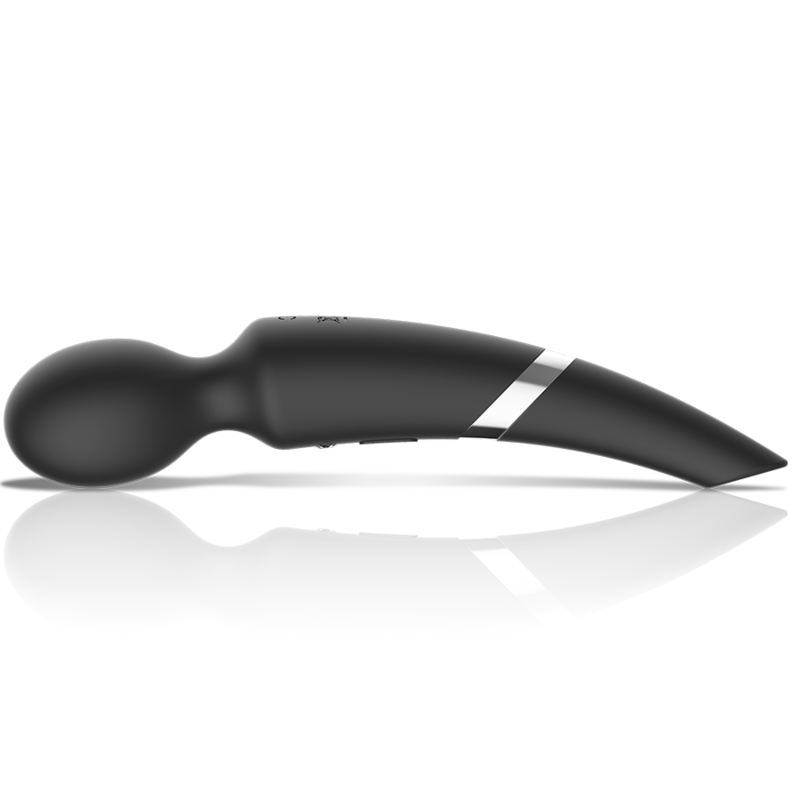 Masuseur baguette ventouse 2-en-1 silicone — BLACK&SILVER
