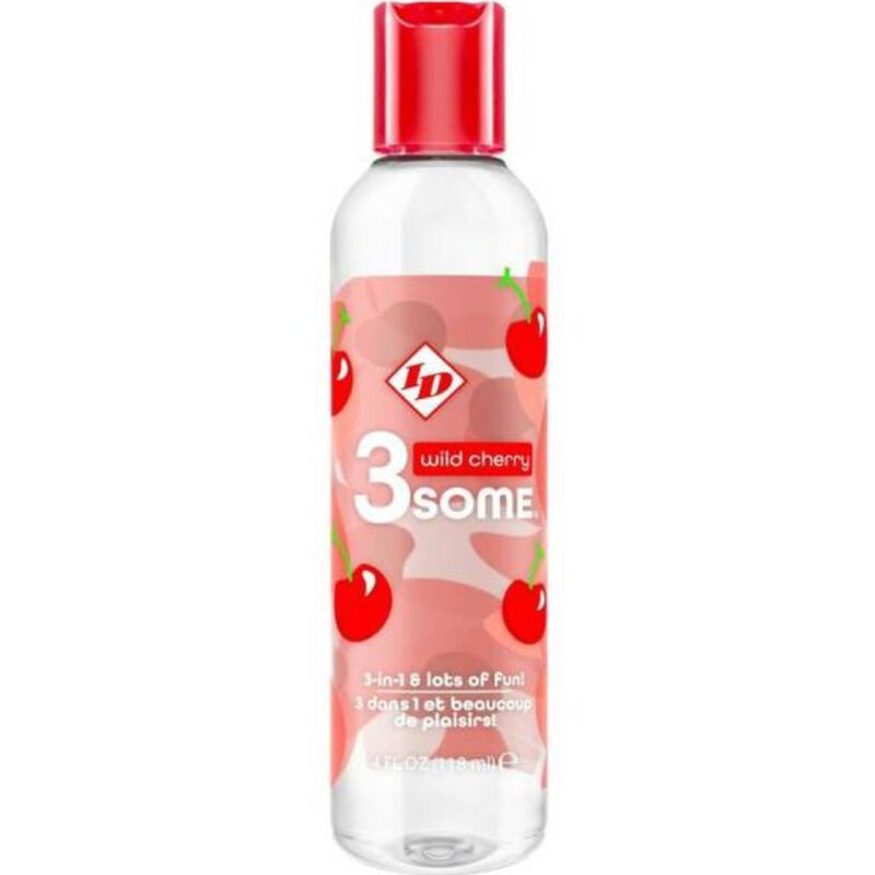 Huile de massage 3-en-1 saveur cerise sauvage 120 ml — ID 3SOME