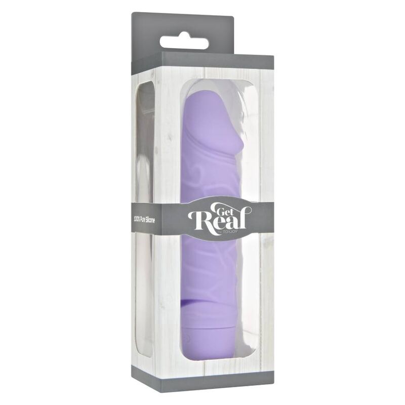 Mini vibrateur classique réaliste violet — GET REAL
