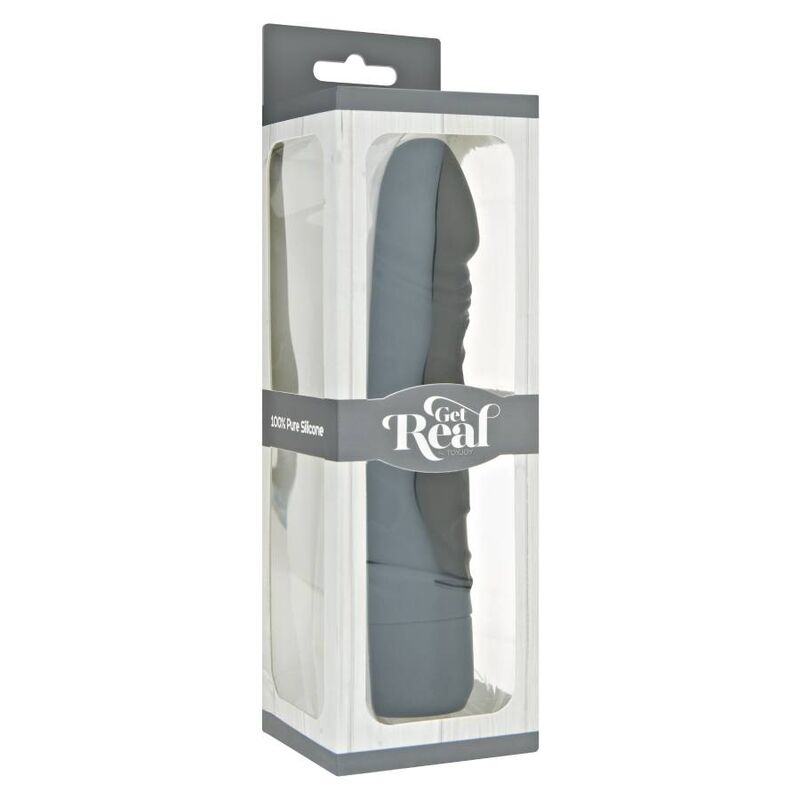 Vibrateur classique réaliste noir — GET REAL