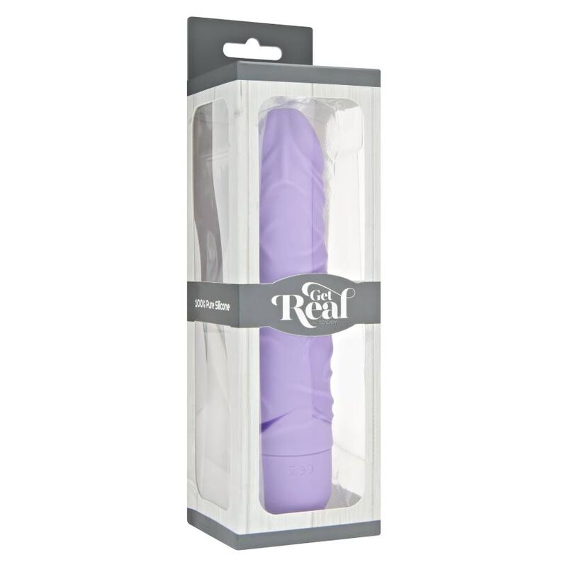 Vibrateur classique violet aux courbes réalistes — GET REAL