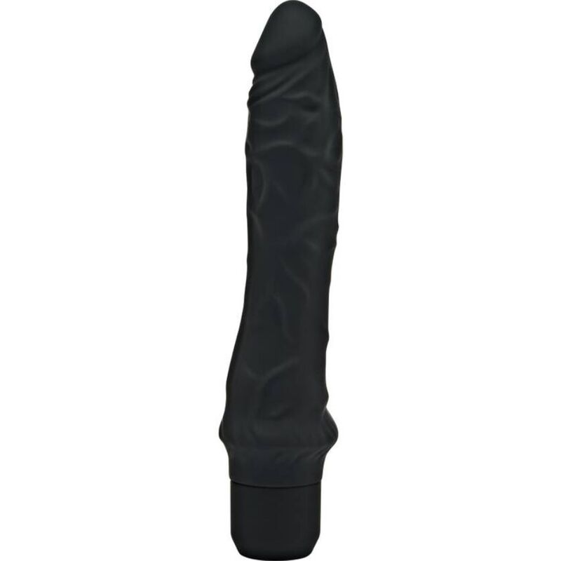 Vibrateur large silicone noir classique — GET REAL