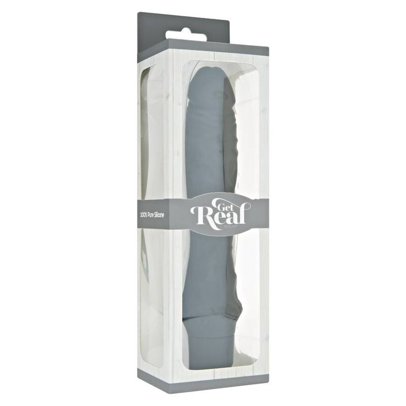 Vibrateur large silicone noir classique — GET REAL