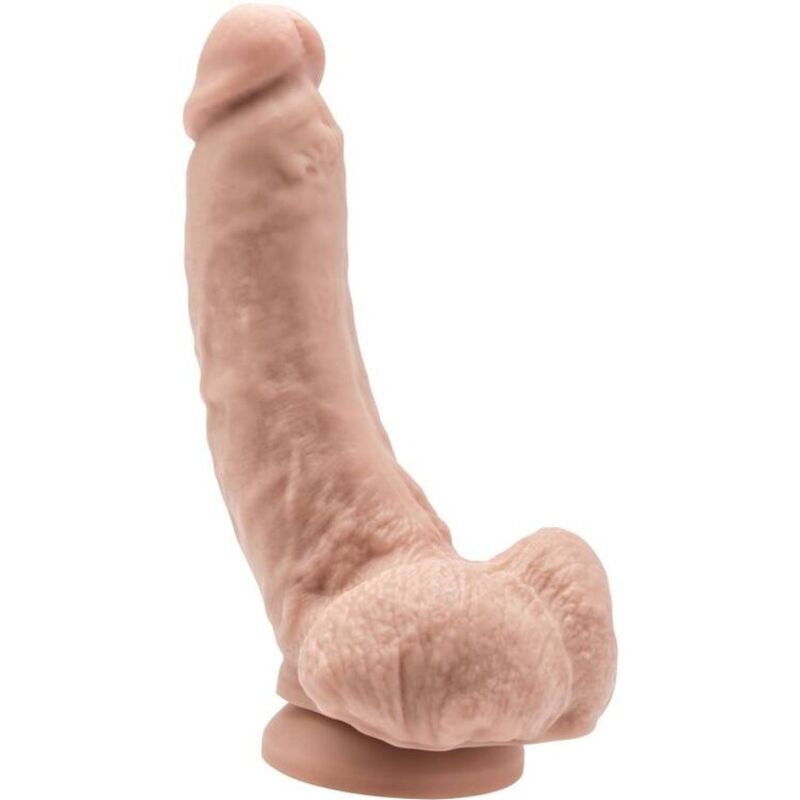 Gode réaliste texturé 20,5 cm avec bourses — GET REAL