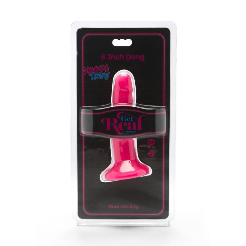 Dong réaliste rose avec ventouse 12 cm — GET REAL