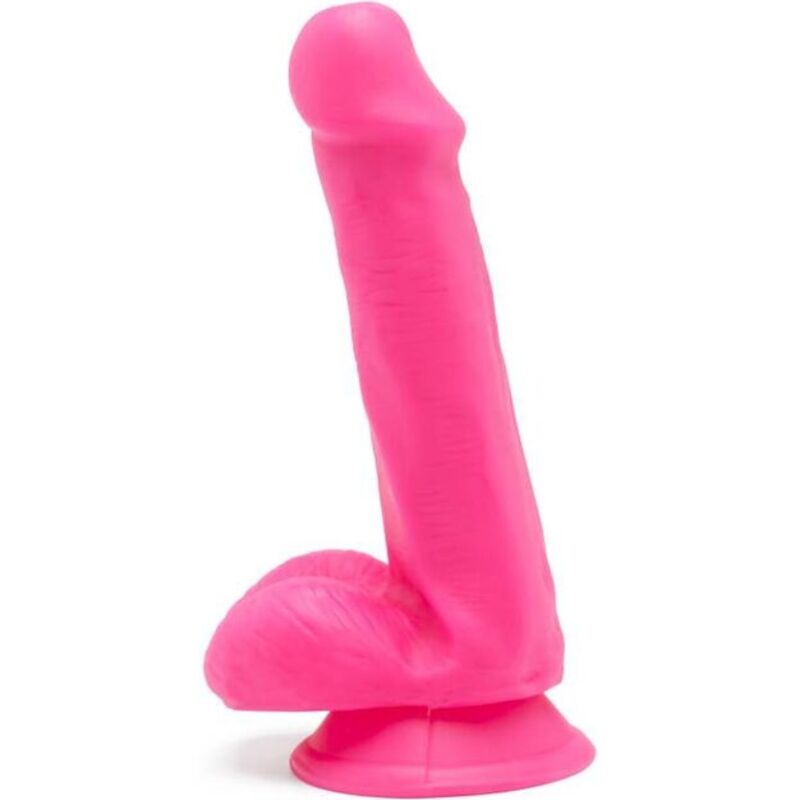 Gode réaliste rose 12 cm avec boules — GET REAL