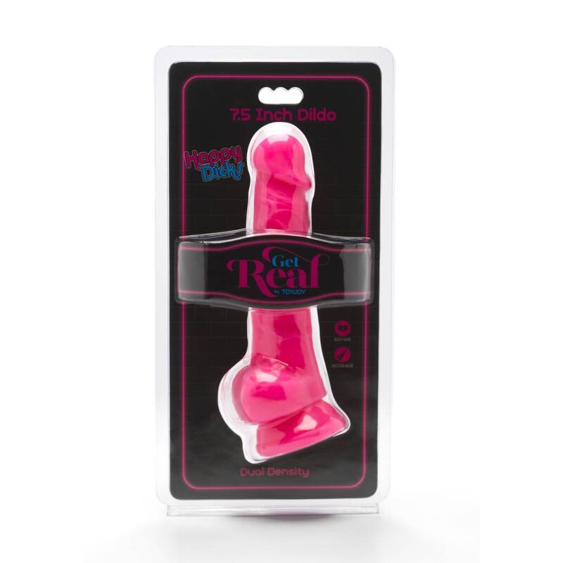 Gode réaliste 19 cm avec bourses — GET REAL