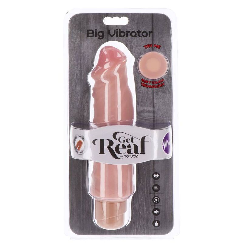 Grand vibrateur double densité 20,5 cm — GET REAL