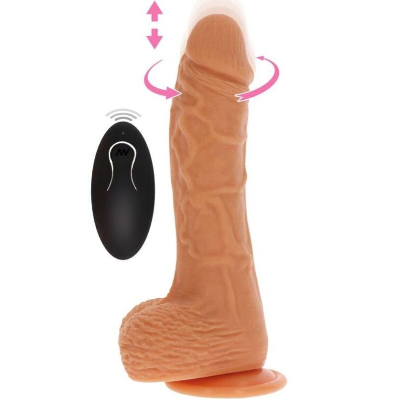 Gode vibrant rotatif à va-et-vient — GET REAL