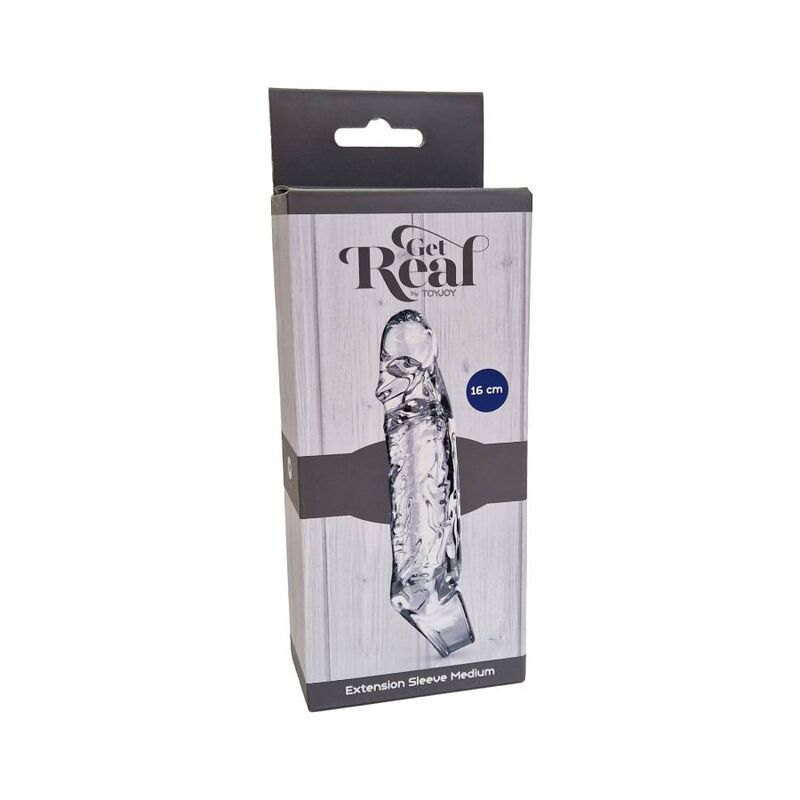 Manchon d'extension transparent taille moyenne — GET REAL