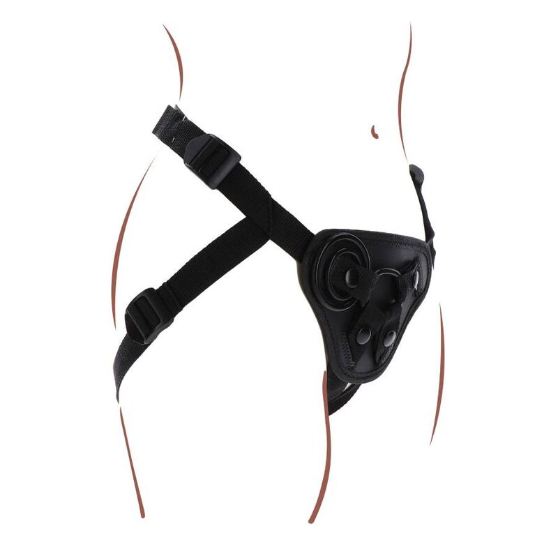 Harnais sangle réglable noir — GET REAL