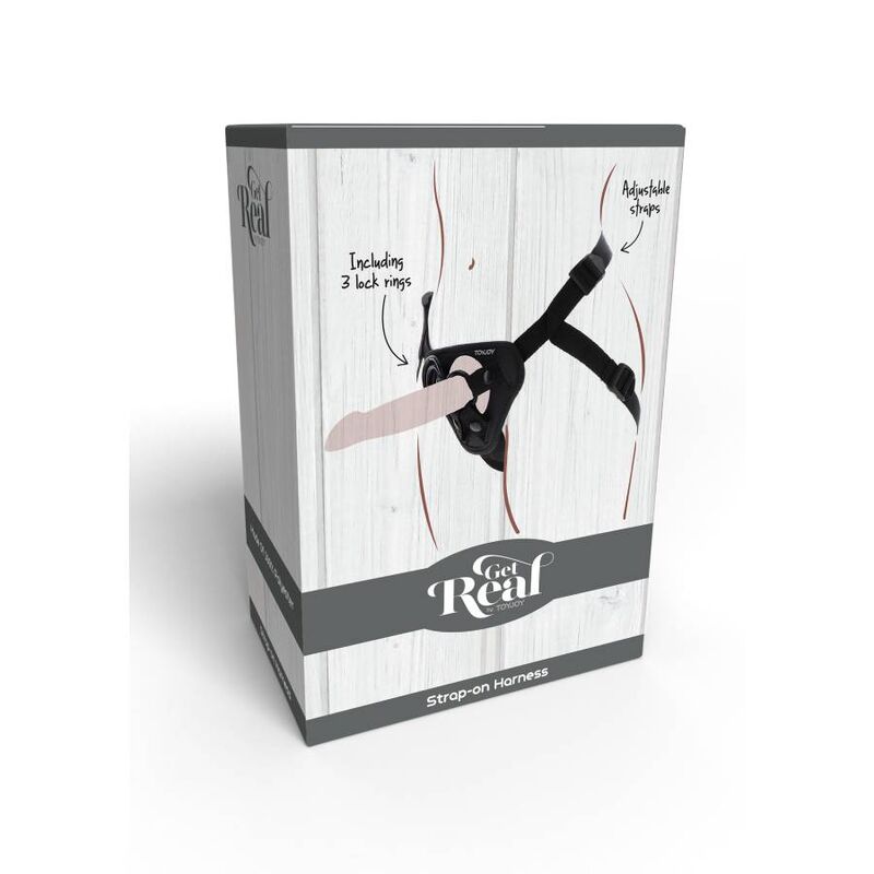 Harnais sangle réglable noir — GET REAL