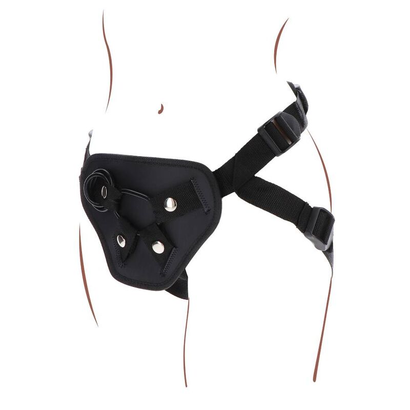 Harnais strap-on deluxe noir — GET REAL