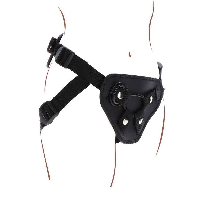 Harnais strap-on deluxe noir — GET REAL